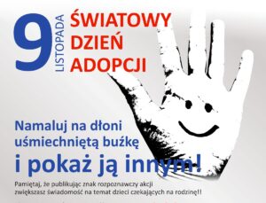 plakat Światowy Dzień Adopcji