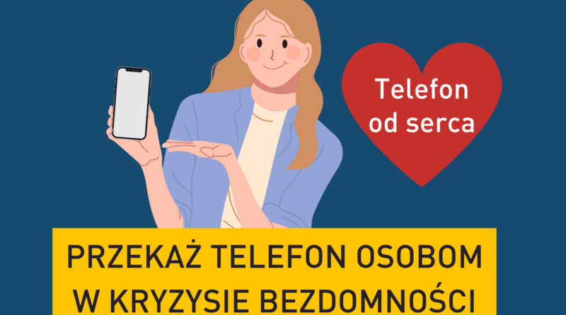 plakat akcji telefon od serca