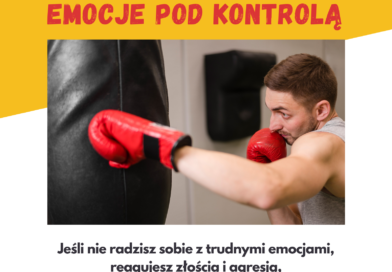 plakat programu Emocje pod kontrolą