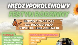 plakat zapraszający na festyn