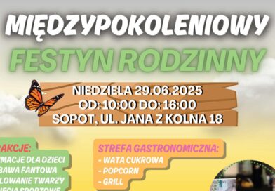 plakat zapraszający na festyn