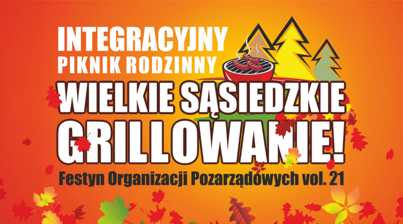 plakat Wielkie Sąsiedzkie Grillowanie
