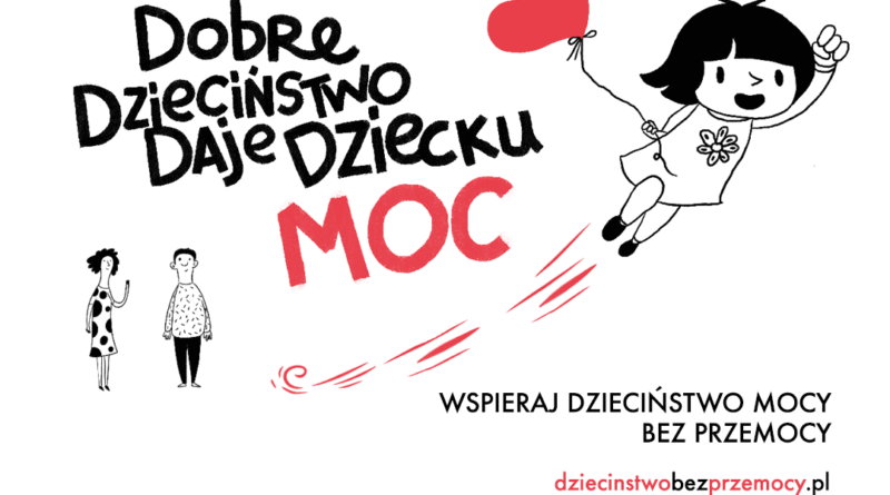 plakat kampanii Dzieciństwo bez przemocy