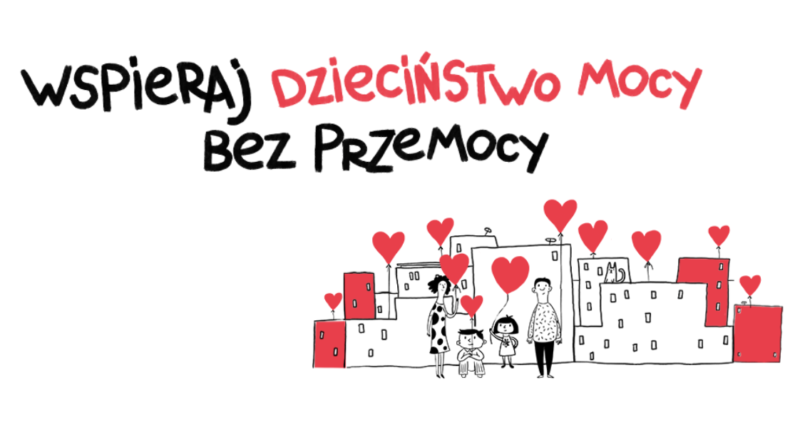 plakat Kampanii Dzieciństwo bez przemocy